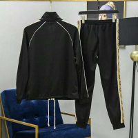 Gucci GG Men Oversize Technical Jersey Jacket Interlocking G-Black