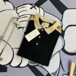 Gucci GG Women Polo with Interlocking G Stripe Black Cotton - immagine 4