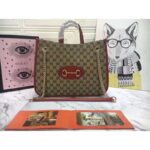 Gucci GG Unisex Gucci 1955 Horsebit Large Tote Bag-Red - Image 2