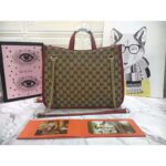 Gucci GG Unisex Gucci 1955 Horsebit Large Tote Bag-Red - Image 4