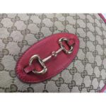 Gucci GG Unisex Gucci 1955 Horsebit Large Tote Bag-Red - Image 8