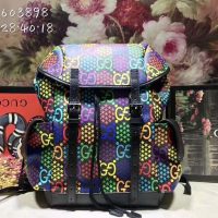 Gucci GG Unisex Medium GG Psychedelic Backpack Psychedelic Supreme Canvas