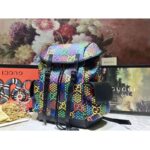 Gucci GG Unisex Medium GG Psychedelic Backpack Psychedelic Supreme Canvas - Imagen 3