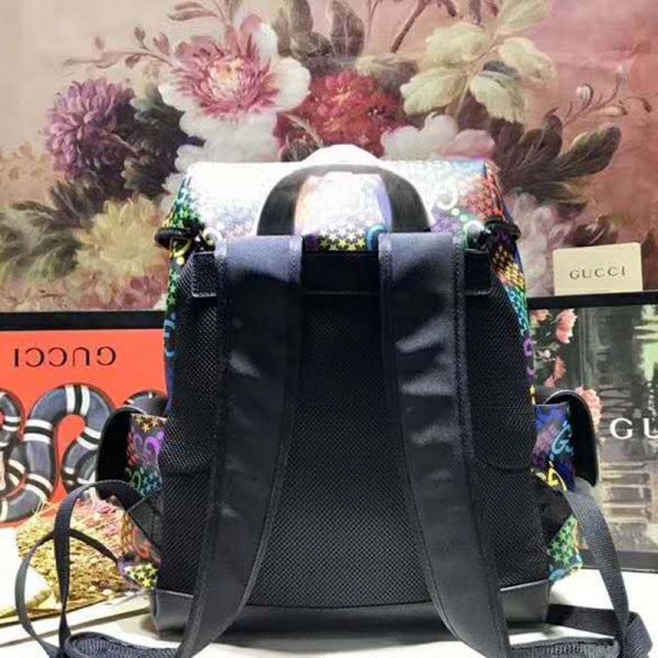 Gucci GG Unisex Medium GG Psychedelic Backpack Psychedelic Supreme Canvas (4)