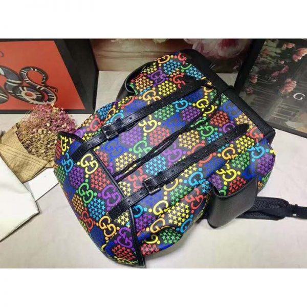 Gucci GG Unisex Medium GG Psychedelic Backpack Psychedelic Supreme Canvas (7)