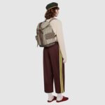 Gucci GG Unisex Ophidia GG Medium Backpack Beige/Ebony Supreme Canvas - Bild 7