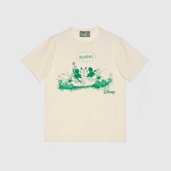 Gucci GG Women Disney x Gucci T-Shirt White Cotton Jersey