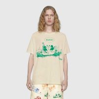 Gucci GG Women Disney x Gucci T-Shirt White Cotton Jersey