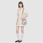 Gucci GG Women GG Marmont Mini Top Handle Bag-White - Image 6