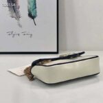 Gucci GG Women GG Marmont Super Mini Bag White Diagonal Matelassé – Image 6