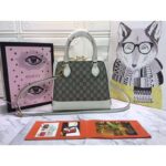 Gucci GG Women Gucci 1955 Horsebit Small Top Handle-White - Image 3