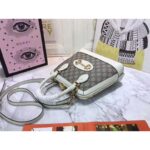 Gucci GG Women Gucci 1955 Horsebit Small Top Handle-White - Image 4