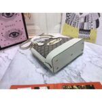Gucci GG Women Gucci 1955 Horsebit Small Top Handle-White - Image 5
