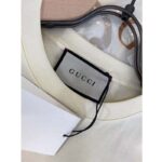 Gucci GG Women Gucci Glitter Print T-Shirt Cotton-White - Image 8