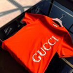 Gucci GG Women Gucci Print Oversize T-Shirt Red Cotton - Imagen 2