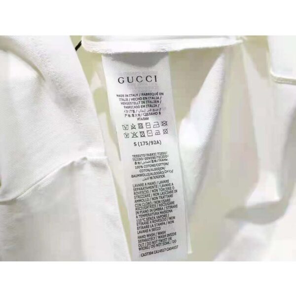 Gucci GG Women Oversize Cotton T-Shirt Gucci Blade-White (3)
