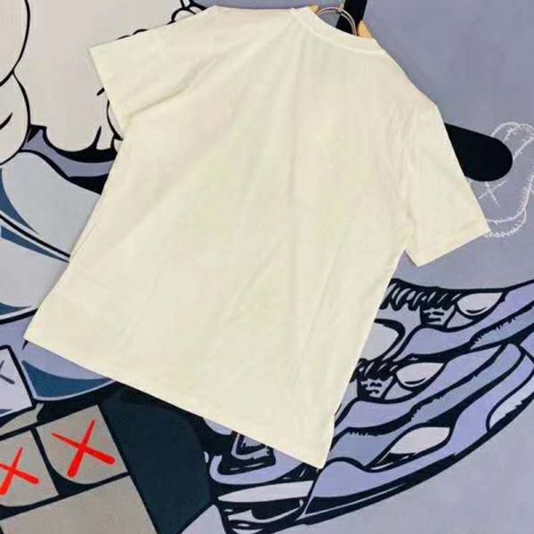 Gucci GG Women Oversize Cotton T-Shirt Gucci Blade-White (9)
