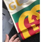 Gucci GG Women Oversize T-Shirt with Gucci Logo-White - Image 8