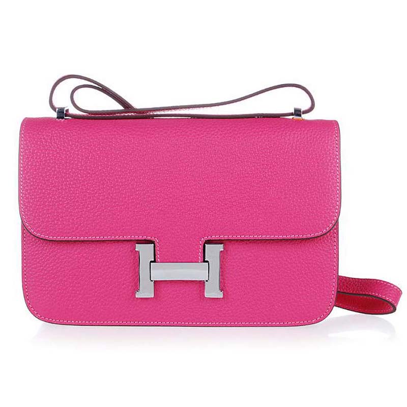 Hermes Constance Elan Leather Shoulder Bag in Epsom Leather - LULUX