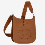 Hermes Evelyne III 33 Large Model Bag in Calfskin-Brown