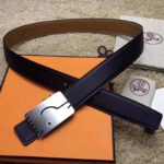 Hermes Men A Cheval Belt Buckle & Reversible Leather Strap 32 mm - immagine 3