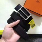 Hermes Men H Rouleau Belt Buckle & Reversible Leather Strap 32 mm - immagine 4