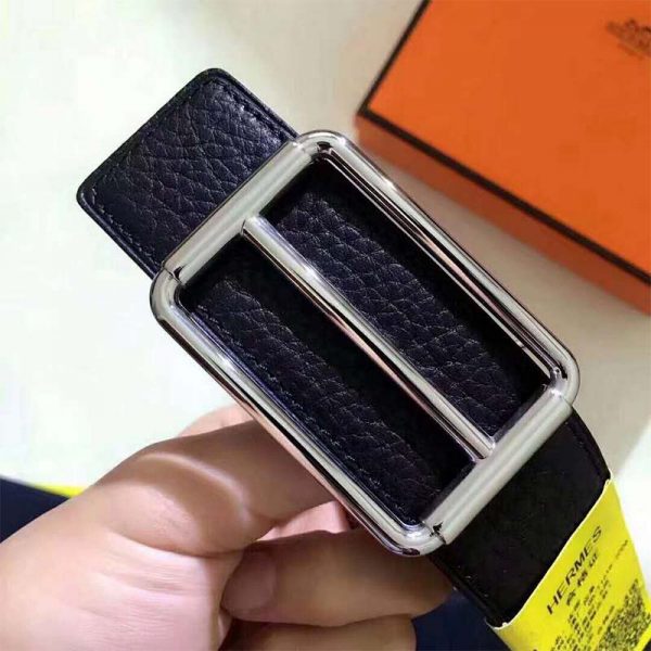 Hermes Men H Rouleau Belt Buckle & Reversible Leather Strap 32 mm (5)