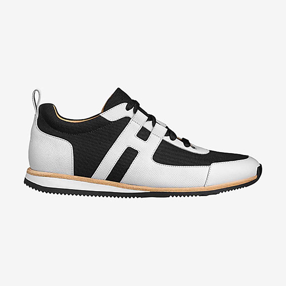 Hermes Men Partner Sneaker Shoes Black Brandsoff