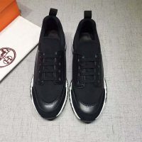 Hermes Men Shoes Stadium Sneaker-Black 1