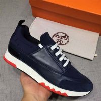 Hermes Men Shoes Stadium Sneaker-Blue 1