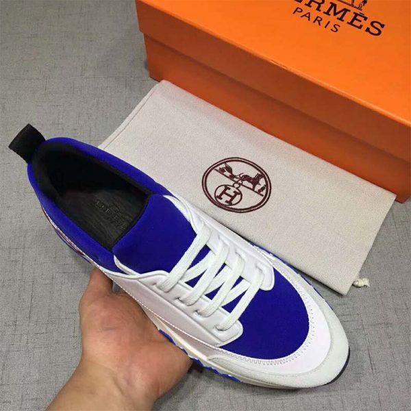 Hermes Men Shoes Stadium Sneaker-White (5)