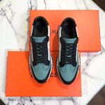 Hermes Men Trail Sneaker in Calfskin-Blue - Bild 3