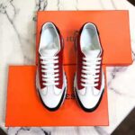 Hermes Men Trail Sneaker in Calfskin-Red - Image 3