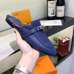 Hermes Women 0z Mule-Navy - Image 2