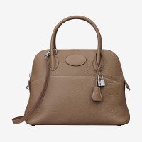 Hermes Women Bolide 31 Bag in Taurillon Clemence Leather-Orange