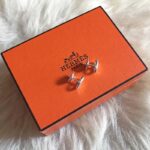 Hermes Women Chaine D'Ancre Earrings Very Small Model Jewelry Silver - Image 5