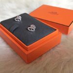 Hermes Women Chaine D'Ancre Earrings Very Small Model Jewelry Silver - Image 3