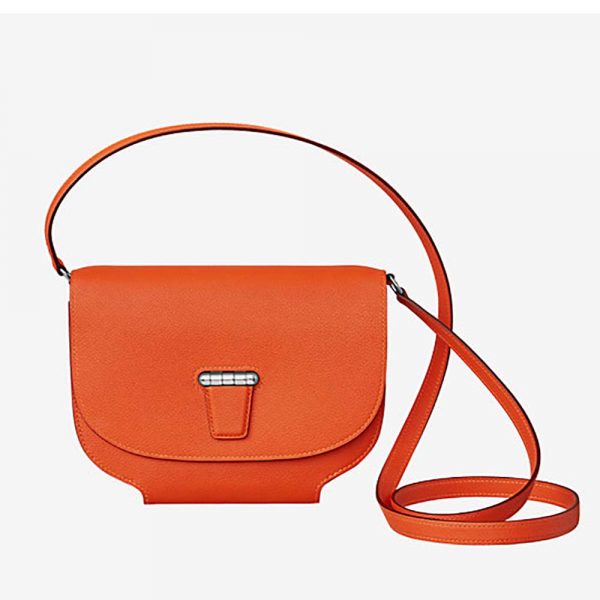 Hermes Women Convoyeur Mini Bag in Calfskin-Orange