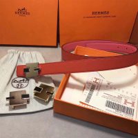 Hermes Women Eileen Buckle & Reversible Leather Strap 24 mm