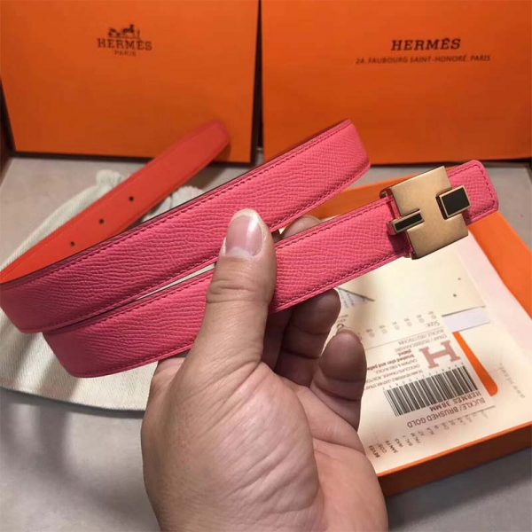 Hermes Women Eileen Buckle & Reversible Leather Strap 24 mm (8)