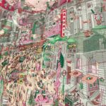 Hermes Women Le Grand Prix Du Faubourg Scarf 90-White - Image 4