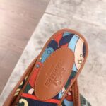 Hermes Women Oz Mule Goatskin "Brides De Gala Shadow"-Brown - immagine 11