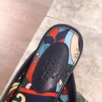 Hermes Women Oz Mule Goatskin "Brides De Gala Shadow"-Navy - Image 7