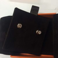 Hermes Women Pop H Earrings Jewelry Black