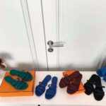 Hermes Women Rivage Sandal Summe TPU Sole-Green – Image 12