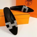 Hermes Women Roxane Mule Shoes Black - Bild 4