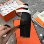 Hermes Women Shoes Manege Sandal 5.1 cm Heel-Brown - Bild 4