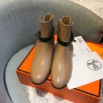 Hermes Women Shoes Neo Ankle Boot-Brown – Image 3