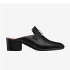 Hermes Women Shoes Paradis Mule 40mm Heel-Black