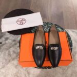 Hermes Women Pegase Ballerina in Calfskin-Black - Image 3